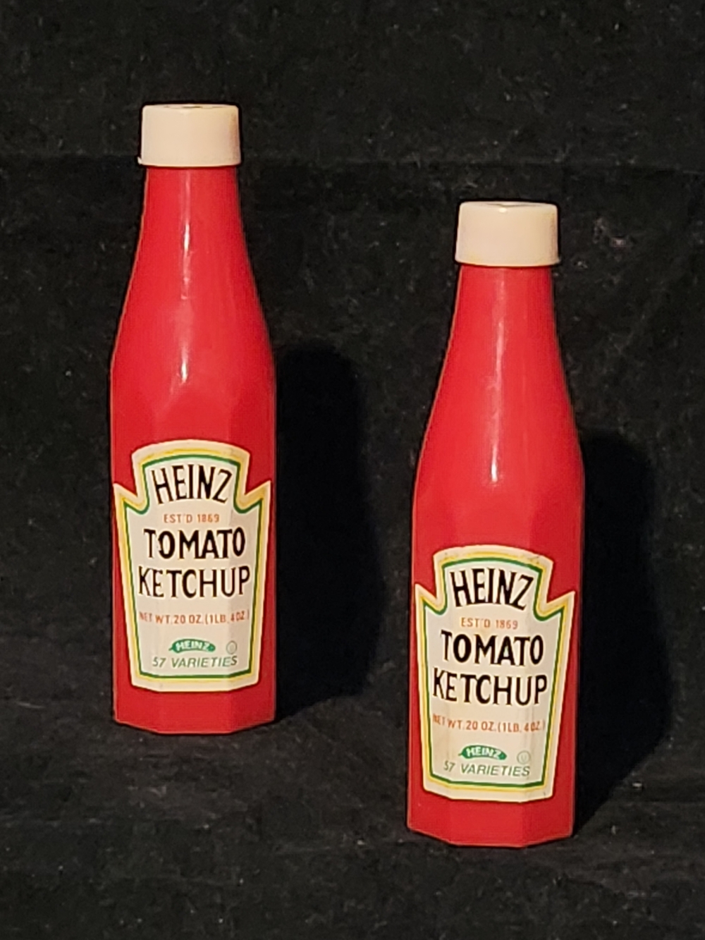 Vintage Heinz Tomato Ketchup Salt & Pepper Shakers Set